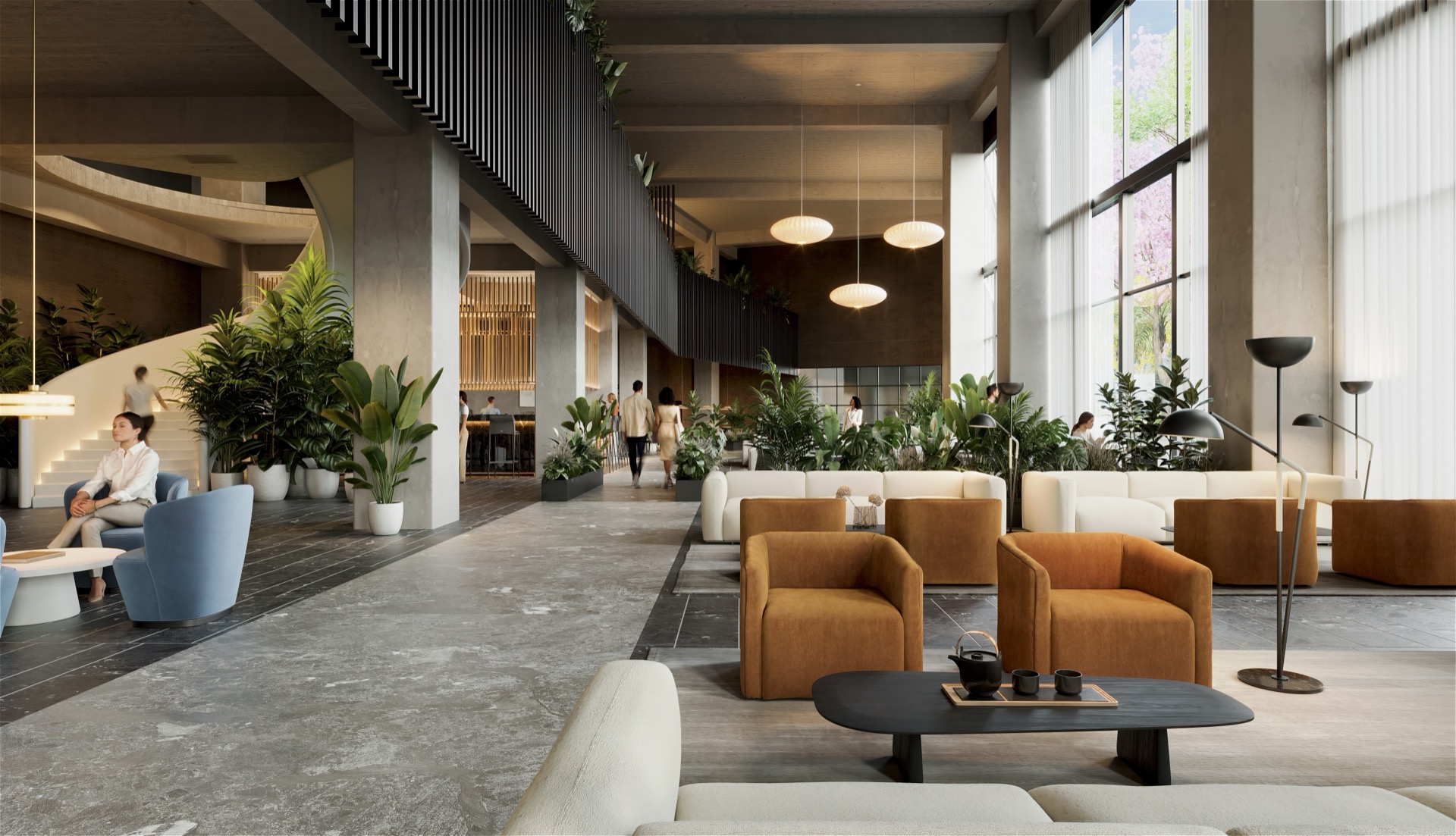 A relaxed, light-filled setting for the day